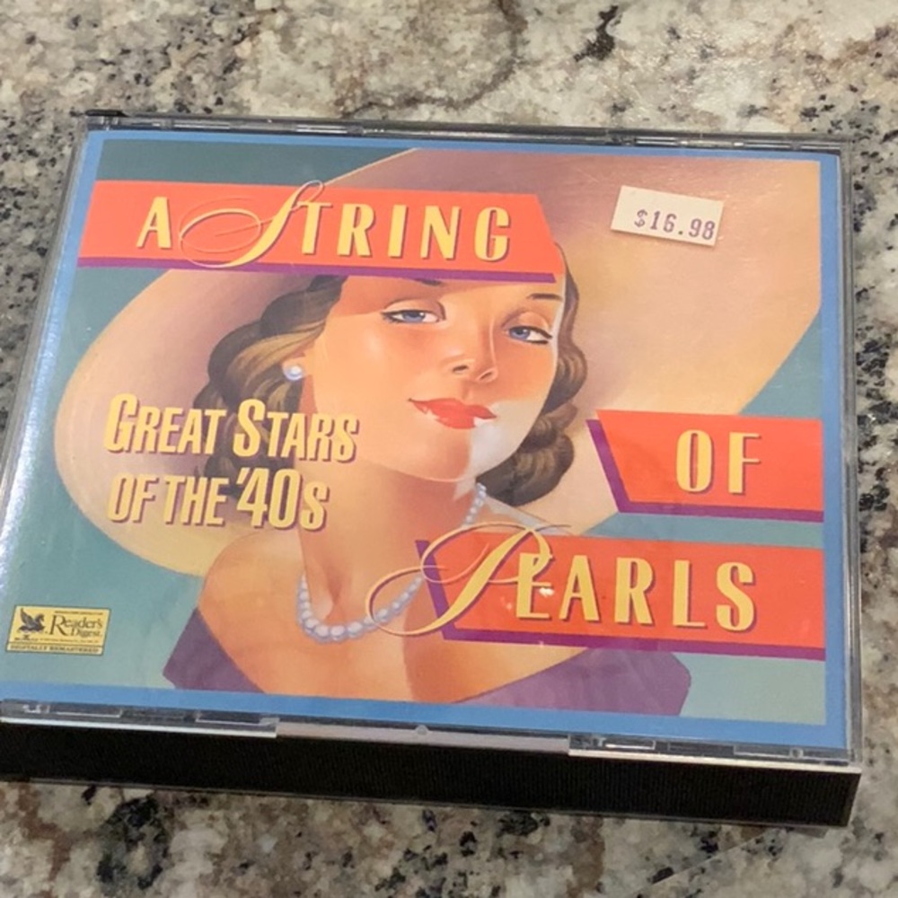 Great Stars of the 40s A String of Pearls 4 CD SET READER’S DIGEST 1993